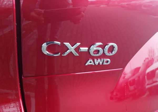 Mazda CX-60 cena 275100 przebieg: 1, rok produkcji 2023 z Olsztyn małe 172